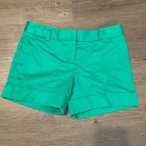 Express Rich Green Shorts